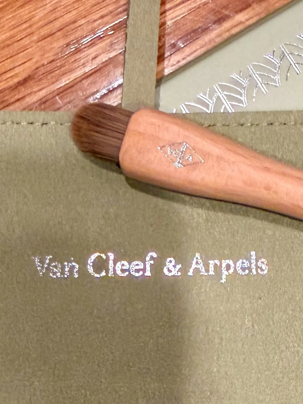 Van Cleef & Arpels Bracelet Packaging Set Travel Pouch Bag Cleaning Kit Ribbon